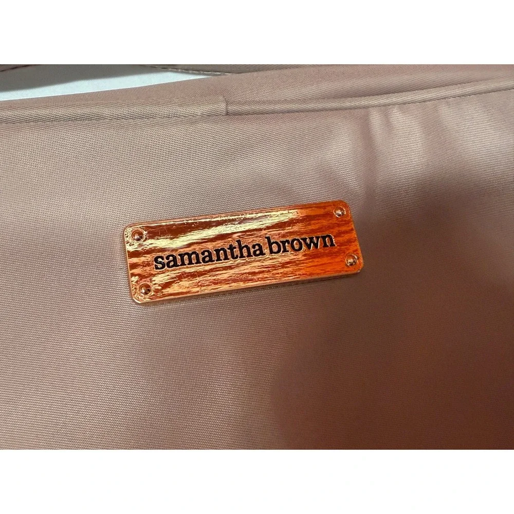 Samantha Brown Large Jewelry Cosmetic Organizer Case ROSE GOLD @15x10